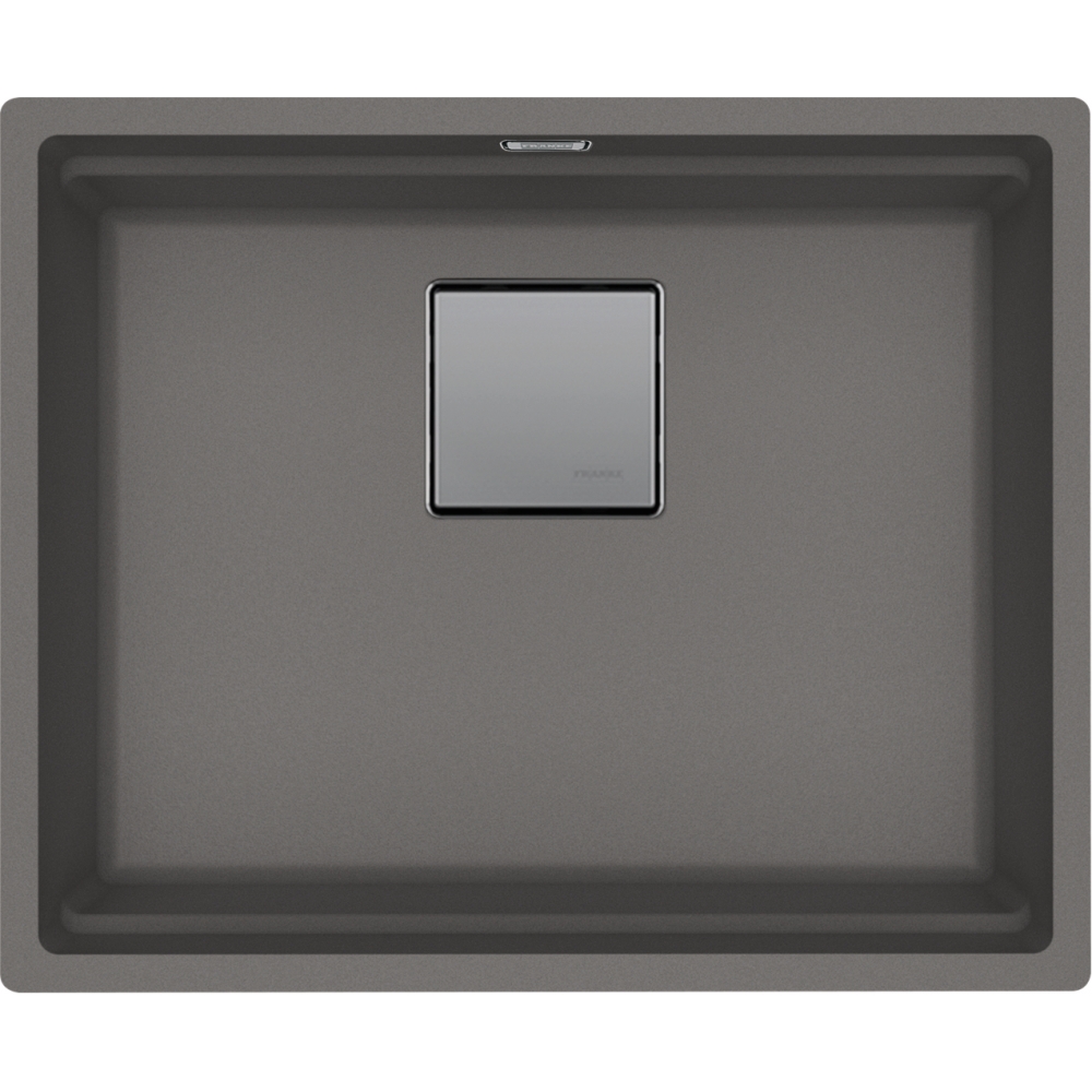 PP001_125.0507.835-1.jpg Franke Kubus 2 Kng 110-52 Stone Grey Tek Gözlü Damlalıksız Fragranit Eviye - Görsel 1