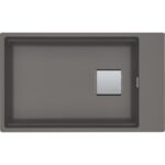 Franke Kubus 2 Kng 110-62 Stone Grey Tek Gözlü Damlalıksız Fragranit Eviye