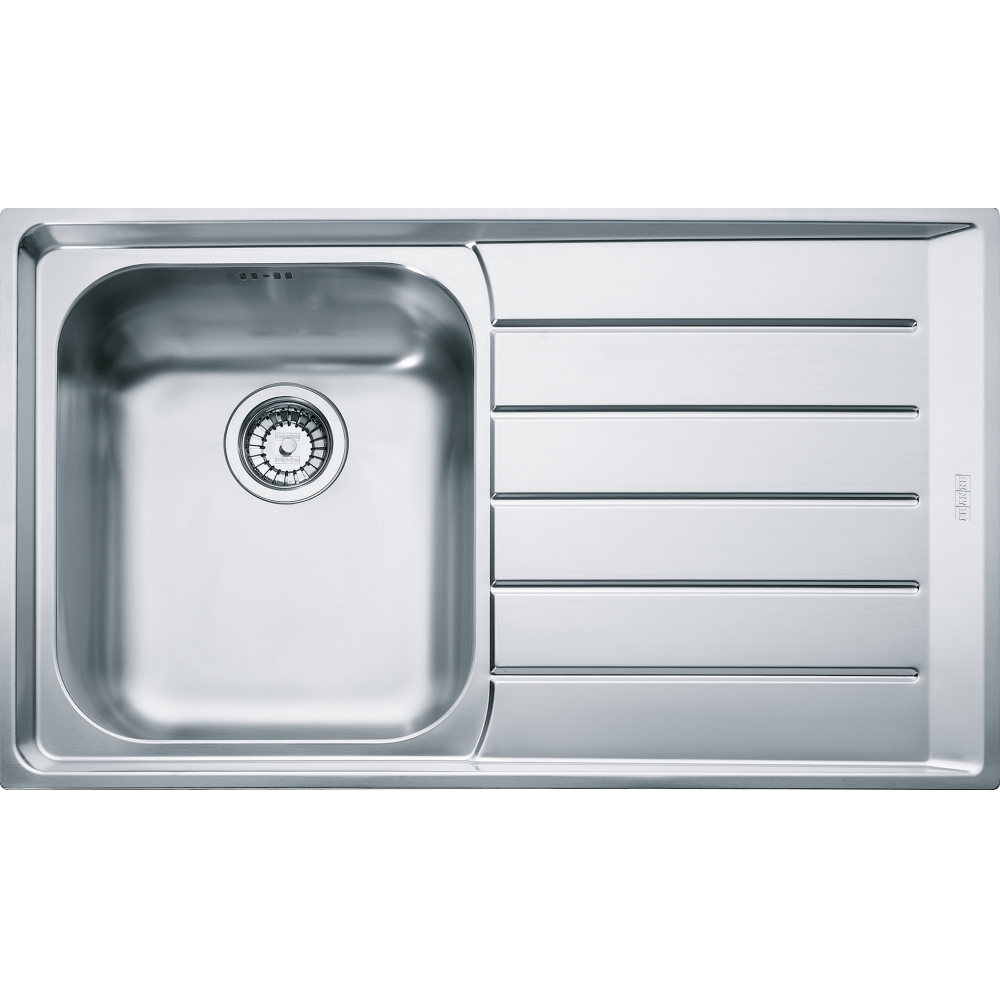 PP001_127.0059.654-1.jpg Franke Neptun Slimtop Nex 211 Tek Gözlü Sağ Damlalıklı Çelik Eviye - Görsel 1