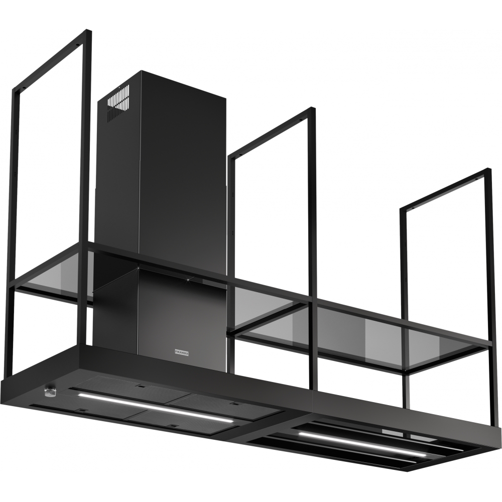 PP001_325.0678.073-1.jpg Franke Mythos T-shelf Ev8 Bk Matt A180 Davlumbaz - Görsel 1