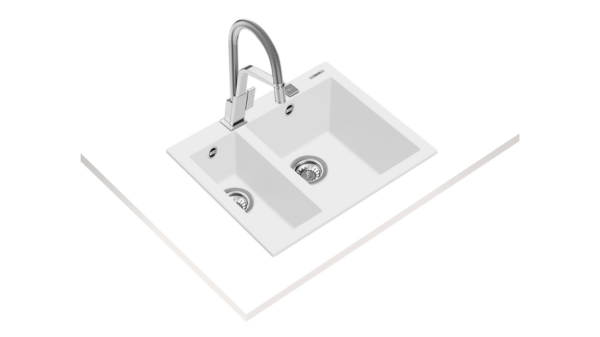 Teka FORSQUARE 590 TG Granit Eviye