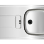 Teka GRAVITY 45 E-XN 1B 1D Çelik Eviye