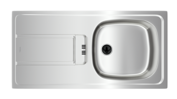 Teka GRAVITY 45 E-XM 1B 1D Çelik Eviye