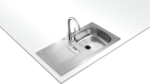 Teka GRAVITY 45 E-XM 1B 1D Çelik Eviye - Görsel 2
