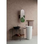 VitrA Plural Raf, 75 cm, Uzun, Metal Havluluklu, Koyu Meşe, Sağ - Görsel 8