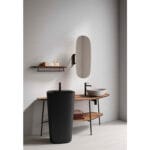 VitrA Plural Raf, 75 cm, Uzun, Metal Havluluklu, Koyu Meşe, Sağ - Görsel 7