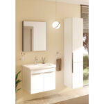 VitrA Base Düz Ayna, 60 cm, Fırçalı Krom - Görsel 2