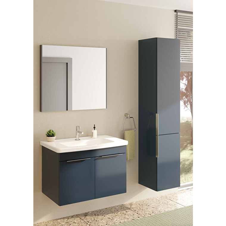 VitrA Base Düz Ayna, 80 cm, Fırçalı Krom - Görsel 4