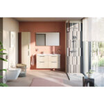 VitrA Base Düz Ayna, 120 cm, Fırçalı Krom - Görsel 3
