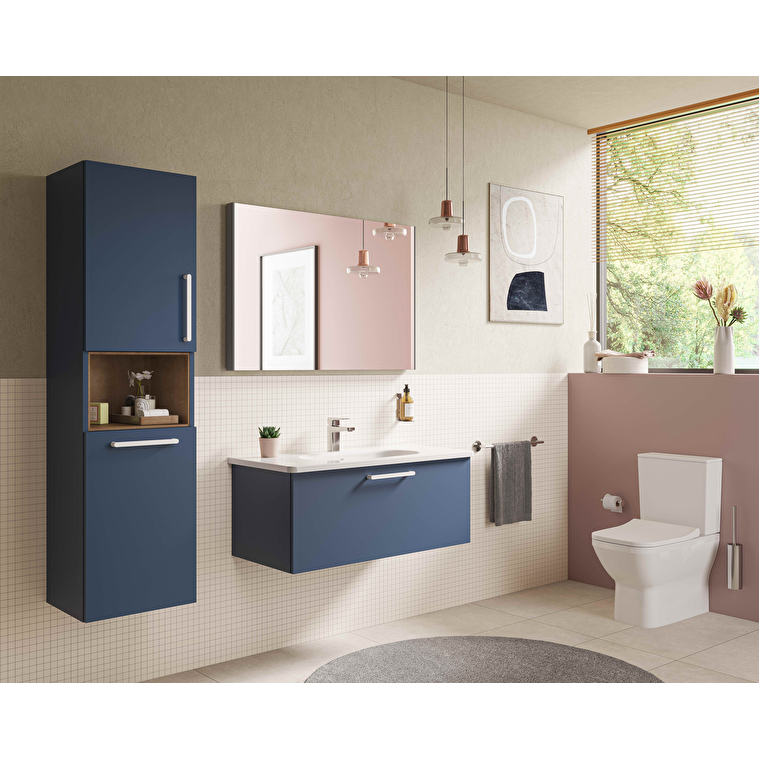 VitrA Base Düz Ayna, 100 cm, Fırçalı Krom - Görsel 2