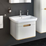 VitrA Sento Lavabo Dolabı, 65 cm, Bir Çekmeceli, Aydınlatmalı, Mat Açık Gri - Görsel 5