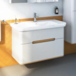 VitrA Sento Lavabo Dolabı, 100 cm, İki Çekmeceli, Aydınlatmalı, Mat Açık Gri - Görsel 3