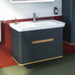 VitrA Sento Lavabo Dolabı, 100 cm, İki Çekmeceli, Aydınlatmalı, Mat Antrasit - Görsel 17