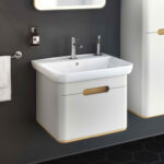 VitrA Sento Lavabo Dolabı, 65 cm, Bir Çekmeceli, Aydınlatmalı, Mat Açık Gri - Görsel 2