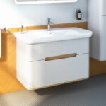 VitrA Sento Lavabo Dolabı, 100 cm, İki Çekmeceli, Aydınlatmalı, Mat Açık Gri - Görsel 7