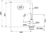 Franke Neptun Style Window Solutıon Eviye Armatürü - Görsel 4