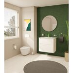 VitrA Integra Round Lavabo Dolabı, 80 cm, İki Çekmeceli , Mat Beyaz - Görsel 2