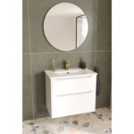 VitrA Integra Square Lavabo Dolabı, 80 cm, İki Çekmeceli , Mat Beyaz - Görsel 4