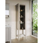 VitrA Valarte Boy Dolabı, 55 cm, Bir Kapaklı, Mat Gri, Sol - Görsel 4