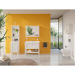 VitrA Valarte Üst Ünite, 75 cm, İki Kapaklı, Mat Beyaz - Görsel 3