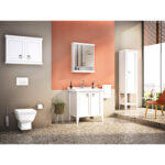 VitrA Valarte Dolaplı Ayna, 65 cm, Bir Kapaklı, Mat Beyaz, Sol - Görsel 7