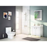 VitrA Valarte Dolaplı Ayna, 65 cm, Bir Kapaklı, Mat Beyaz, Sol - Görsel 6