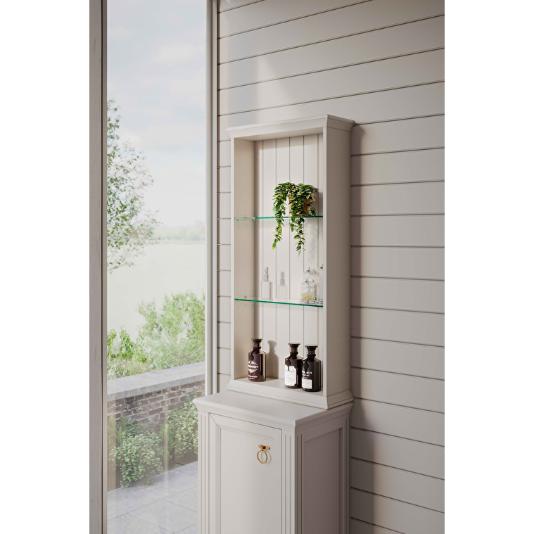 VitrA Valarte Açık Ünite, 55 cm, Mat Fildişi - Görsel 2