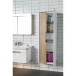 VitrA Sento Boy Dolabı, 55 cm, Bir Kapaklı, Temizlik Gereçleri İçin, Mat Beyaz, Sağ - Görsel 4