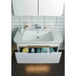 VitrA Sento Lavabo Dolabı, 80 cm, Bir Çekmeceli, Aydınlatmalı, Mat Beyaz - Görsel 23