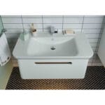VitrA Sento Lavabo Dolabı, 80 cm, Bir Çekmeceli, Aydınlatmalı, Mat Beyaz - Görsel 13