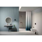 VitrA Equal Alt Ünite, 100 cm, İki Çekmeceli, Hareli Siyah Meşe - Görsel 7