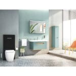 VitrA Sento Lavabo Dolabı, 100 cm, Bir Çekmeceli, Aydınlatmalı, Mat Fiyord Yeşili - Görsel 6