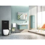 VitrA Sento Lavabo Dolabı, 100 cm, Bir Çekmeceli, Aydınlatmalı, Mat Fiyord Yeşili - Görsel 7