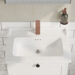 VitrA Root Classic Lavabo Dolabı, 60 cm, İki Kapaklı, Klasik Lavabo, Mat Beyaz - Görsel 7