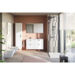 VitrA Root Classic Lavabo Dolabı, 120 cm, Dört Çekmeceli, Köşeli Lavabo, Mat Beyaz - Görsel 3
