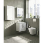 VitrA Root Flat Lavabo Dolabı, 60 cm, Bir Çekmeceli, Köşeli Lavabo, Parlak Beyaz - Görsel 2